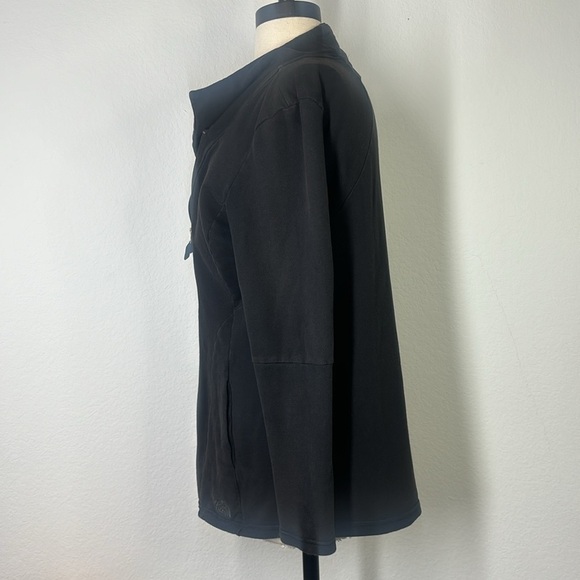JacketsThe North Face Wrap-Ture Yoga Black Tunic Full Zip Jacket Size size L - Picture 8 of 10